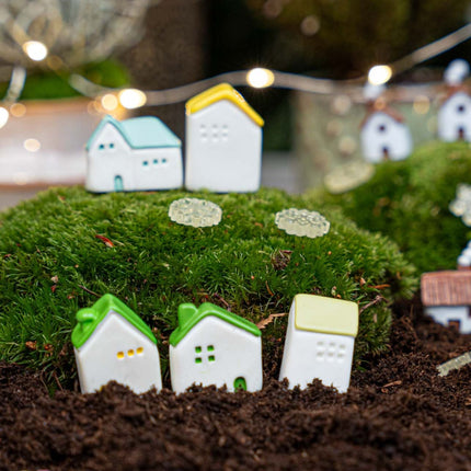 Dream Village - Decorative Miniature Houses - 6 pcs - ↑ 2 - 3 cm