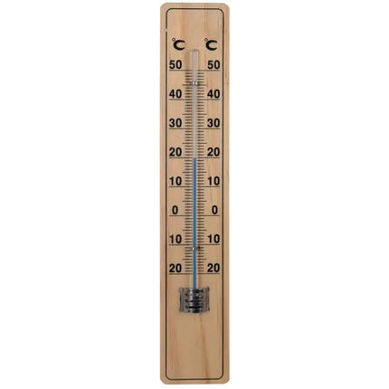 Hendrik Jan Outdoor Thermometer – Beechwood, 20 cm