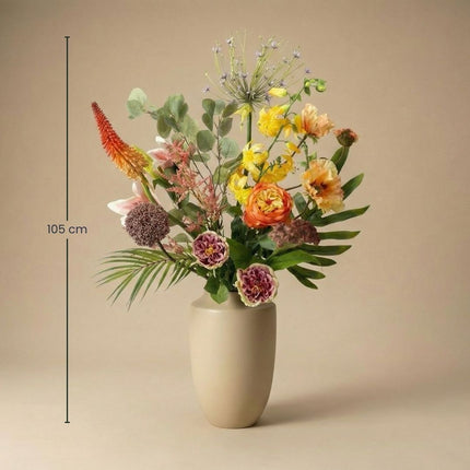 Artificial Flower Bouquet - Tropical Chic Deluxe - Real Touch - 13 Stems - ↑ 105 cm