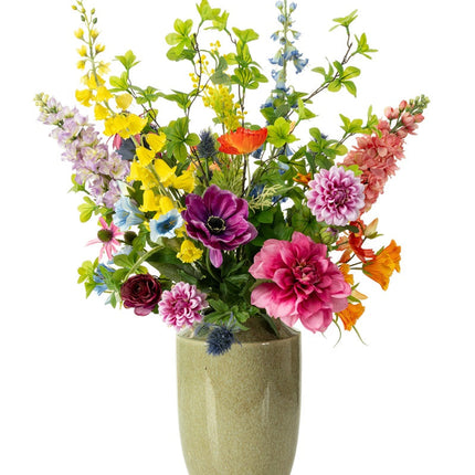 Artificial flower bouquet - Bold & Bright Deluxe - Real Touch - 16 stems - ↑ 85 cm