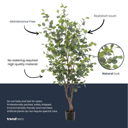 Eucalyptus tree - 140 cm - Artificial plant