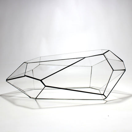 Geometric Terrarium - Nano Planter - Vivarium - ↑ 47 x 21 x17,5 cm (LxWxH) - Glass