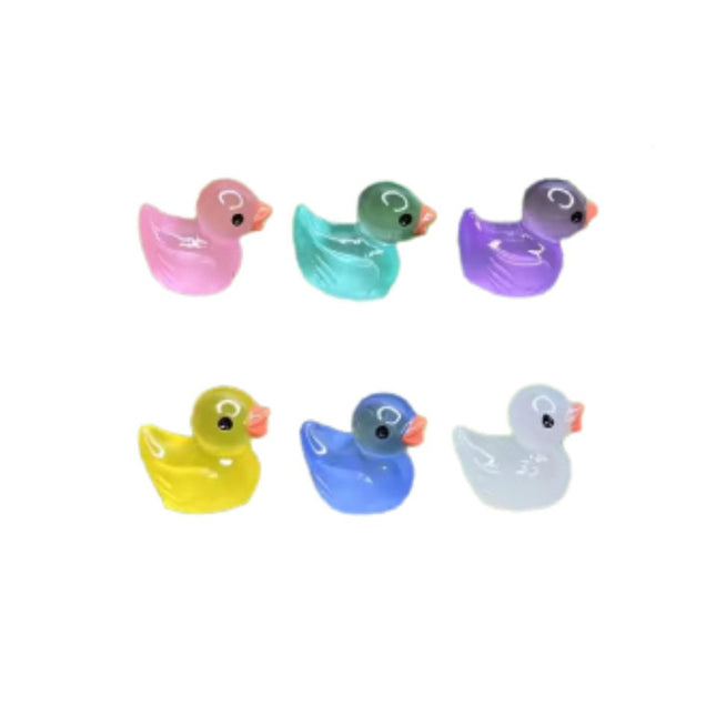 Glow in the dark - Ducks - Multi - ↑ 2 cm - 7 pcs