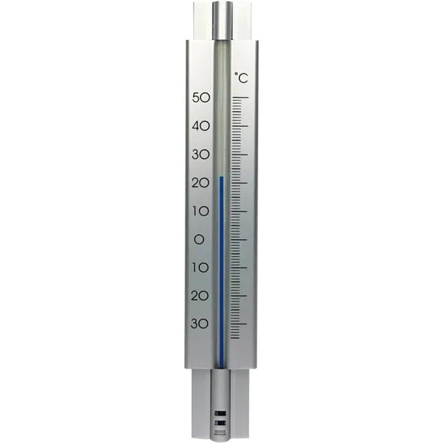 Thermometer metaal design 29 cm