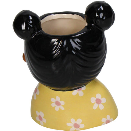 Multicolored Dolomite Plant Pot