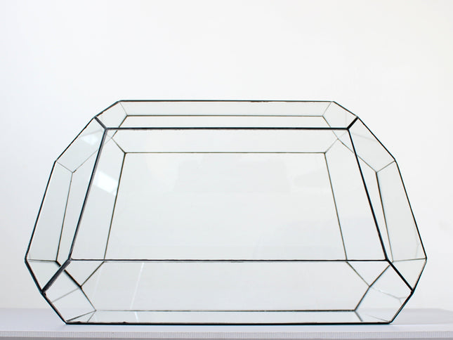 Geometric Terrarium - Nexus - Vivarium - ↑ 41,5 x 21x 23,5 cm (LxWxH) - Glass