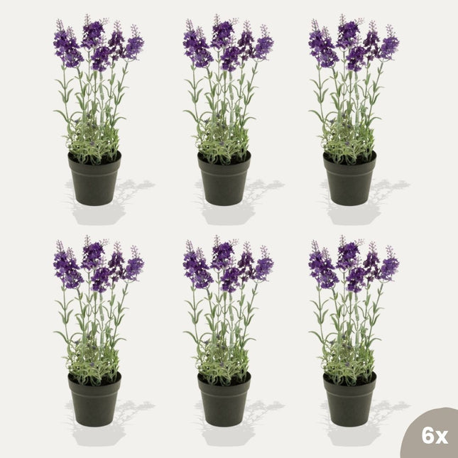 Lavender 6 pcs - Artificial Plants - Bundle set