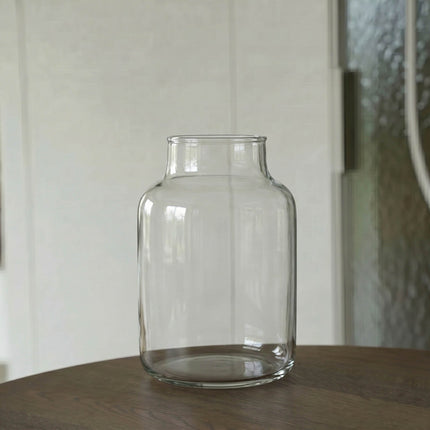 Bottle 'Little Milky' - Recycled Glass Ø 17 cm ↑ 25 cm