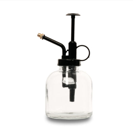 Plant mister - Waterer - Glass Gardening Sprinkler - Clear Glass - ↑ 16 cm