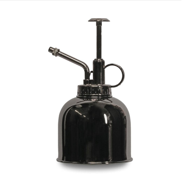 Plant mister - Waterer - Stainless Steel Gardening Sprinkler - Dark Silver - ↑ 15.5 cm