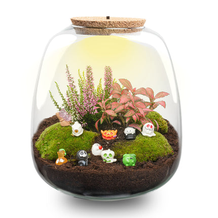 Halloween Terrarium Emma - Spooky crew edition - Ø 23cm ↑ 25cm