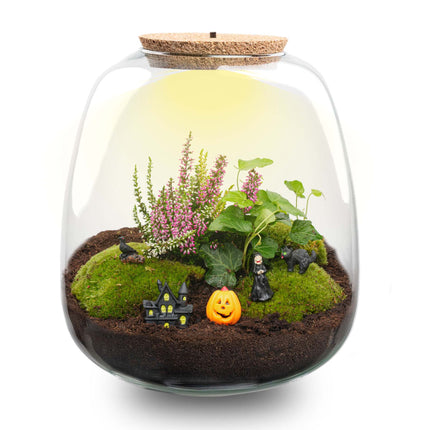 Halloween Terrarium Emma - Trick or Treat Village - Ø 23 cm ↑ 25 cm