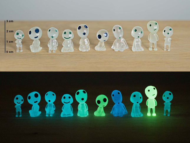 Glow In The Dark Planthero’s - 10pcs - 3cm