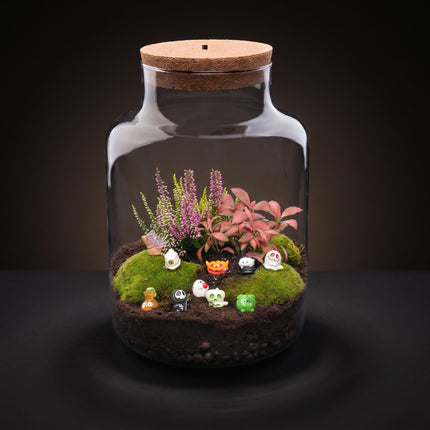 Halloween Terrarium Milky - Spooky crew edition - Ø 21cm ↑ 30cm
