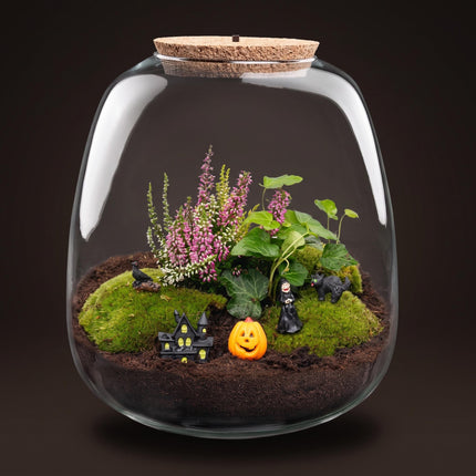 Halloween Terrarium Emma - Trick or Treat Village - Ø 23 cm ↑ 25 cm