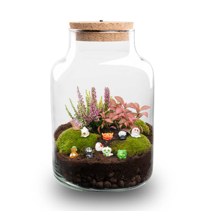 Halloween Terrarium Little Milky - Spooky crew edition - Ø 17cm ↑ 25cm