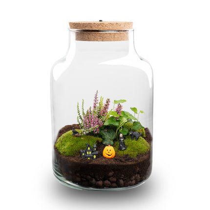 Halloween Terrarium Little Milky - Trick or Treat - Ø17cm ↑25cm