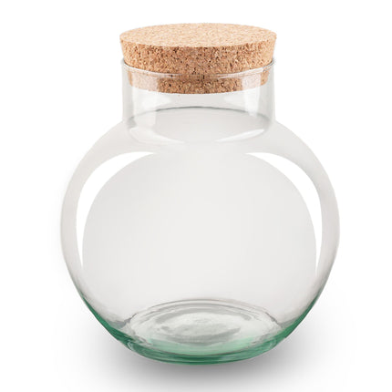 Terrarium bottle ‘Noah' with cork - Closed terrarium Ø 18.5 cm ↑ 19 cm
