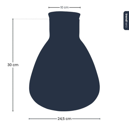 Bottle 'Sam' - Recycled Glass Ø 24,5 cm ↑ 30 cm