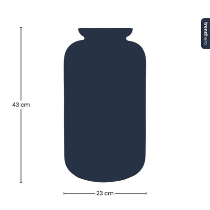 Bottle 'Sven XL' - Recycled Glass Ø 23 cm ↑ 43 cm