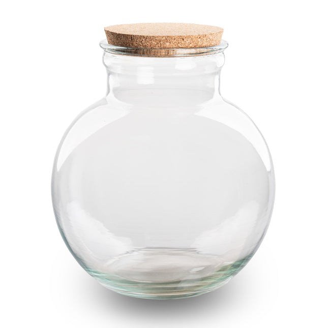Terrarium with cork - Teddy - Closed terrarium ↑ 26.5 cm
