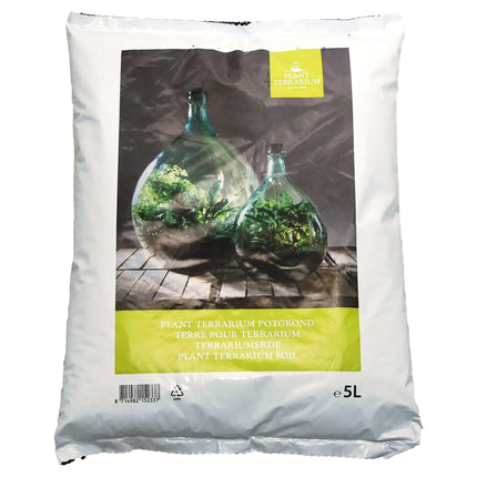 Planten terrarium potgrond - 5 liter - Voor terrarium en flessentuin