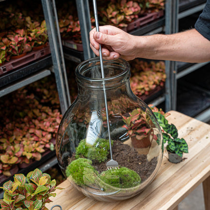 Terrarium Tool - Rake - 16-49 cm - Telescopic - Stainless Steel