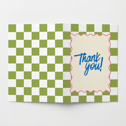 "Thank You" Greeting Card - A6 Folded - Add custom message